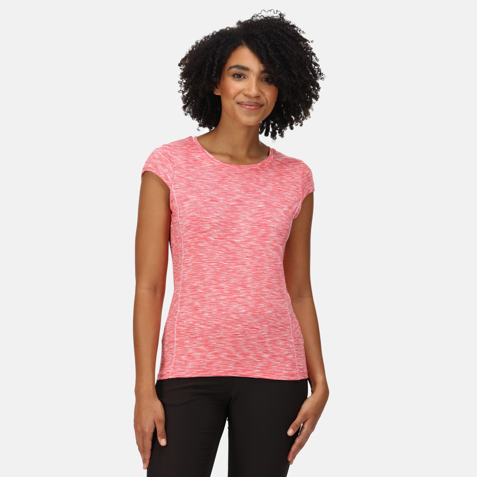 Hyperdimension II Women's Walking T-Shirt - Tropical Pink 1/7