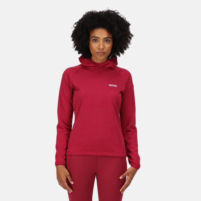 Hartel Sweat de randonnée à capuche à enfiler pour femme - Rose foncé