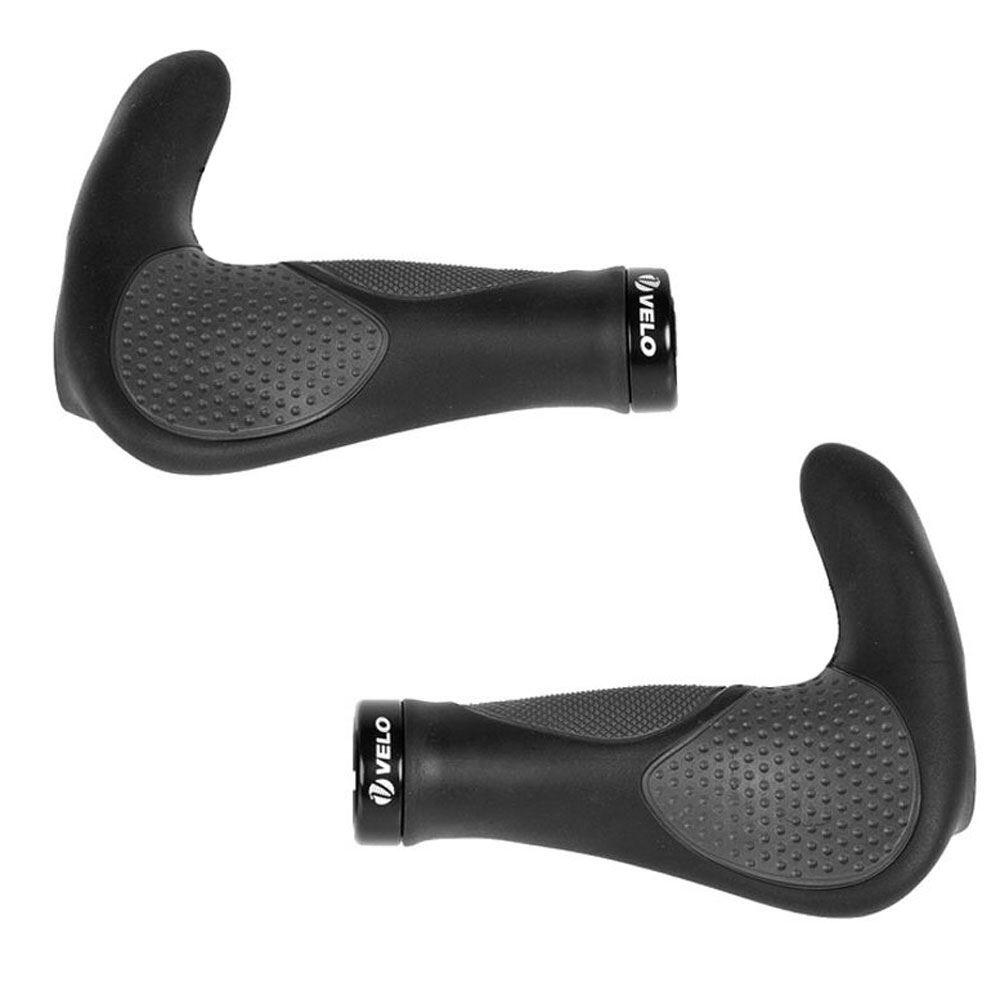 Velo D3 Ergonomic Lock-On Grips with Integrated Bar Ends 1/4