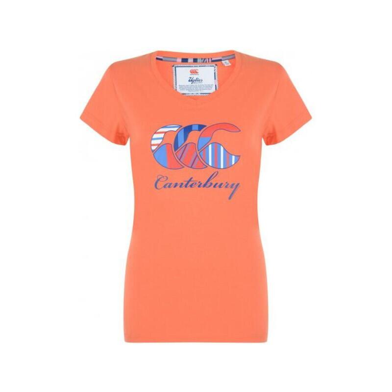 T-SHIRT - UGLIES VEE NECK TEE WOMENS - CANTERBURY