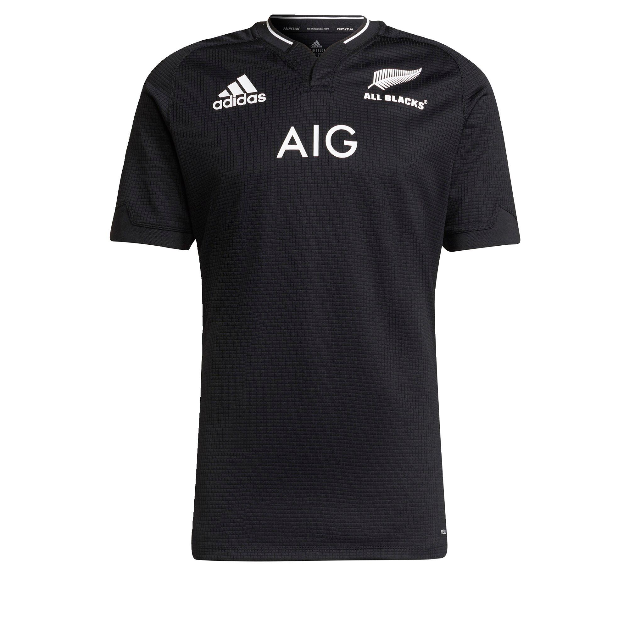 adidas New Zealand All Blacks Home Rugby Shirt Adults GU1915 Black 1/5