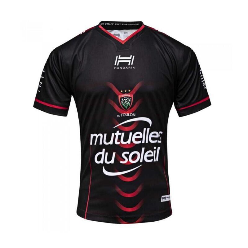 1 MAILLOT RUGBY RUGBY CLUB TOULONNAIS - DOMICILE 2018/2019 ENFANT - HUNGARIA
