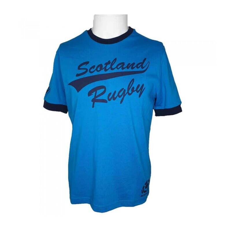 T-SHIRT RUGBY ECOSSE (SRU) SUPPORTER 2020/2021 ADULTE - MACRON