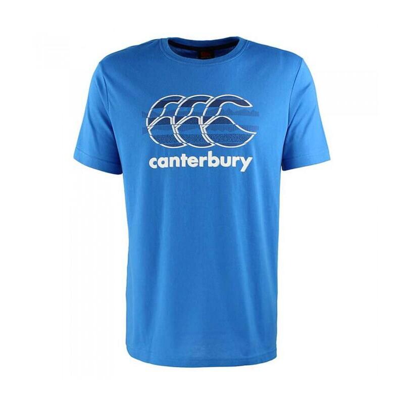 T-SHIRT BLEU - CCC LOGO TEE - ADULTE - CANTERBURY