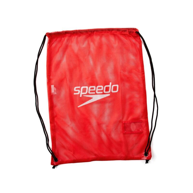 Speedo Equipment Mesh Wet Kit Bag - Red 3/5