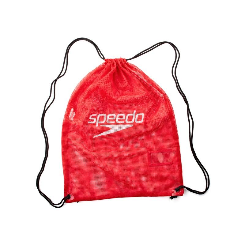 Speedo Equipment Mesh Wet Kit Bag - Red 2/5