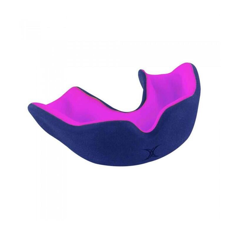 Protège dents rugby Orthodontie - X Brace Dual Density Marine / Rose - Gilbert