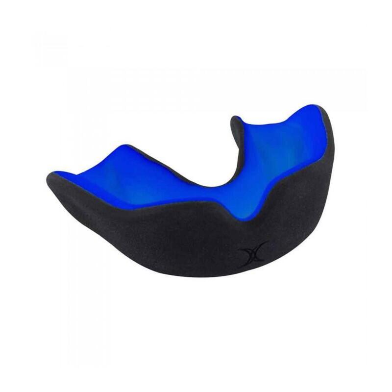 Protège dents rugby Orthodontie - X Brace Dual Density Noir/ Bleu- Gilbert
