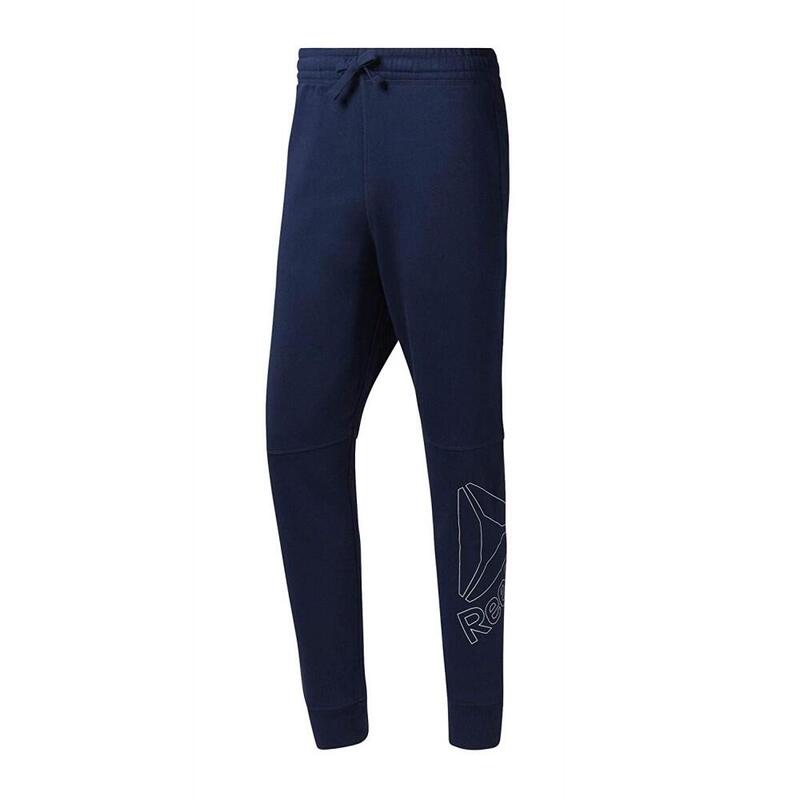 Pantaloni sport barbati Big Logo Albastru