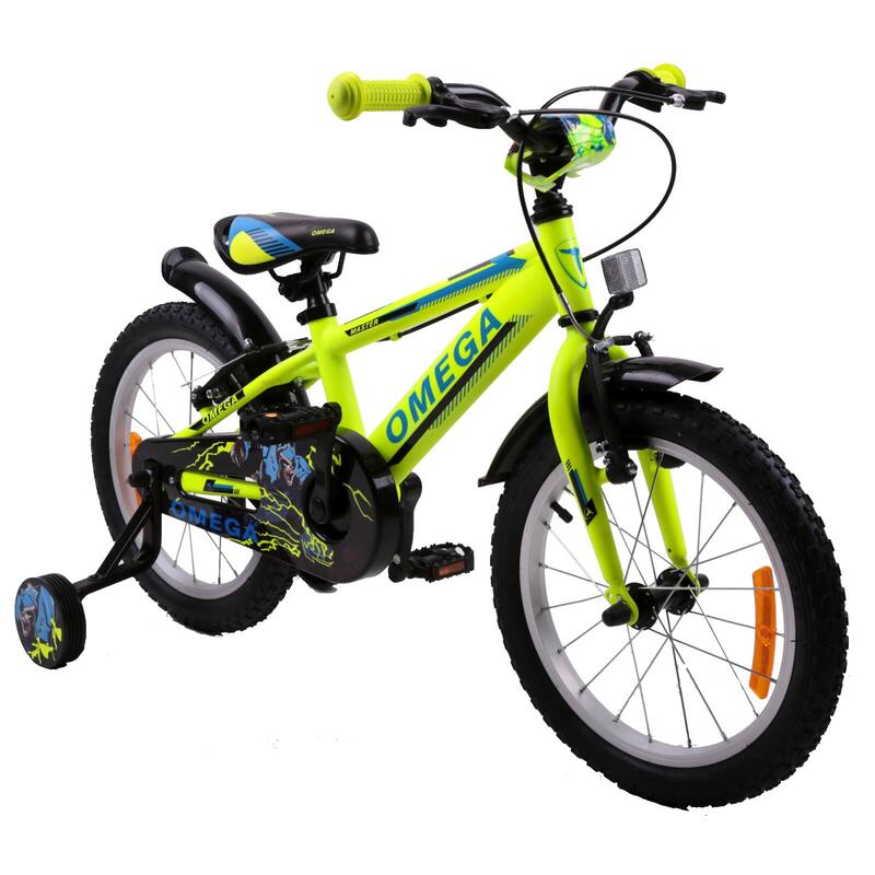 Gyermek kerékpár Omega Master 12" 2022, sárga