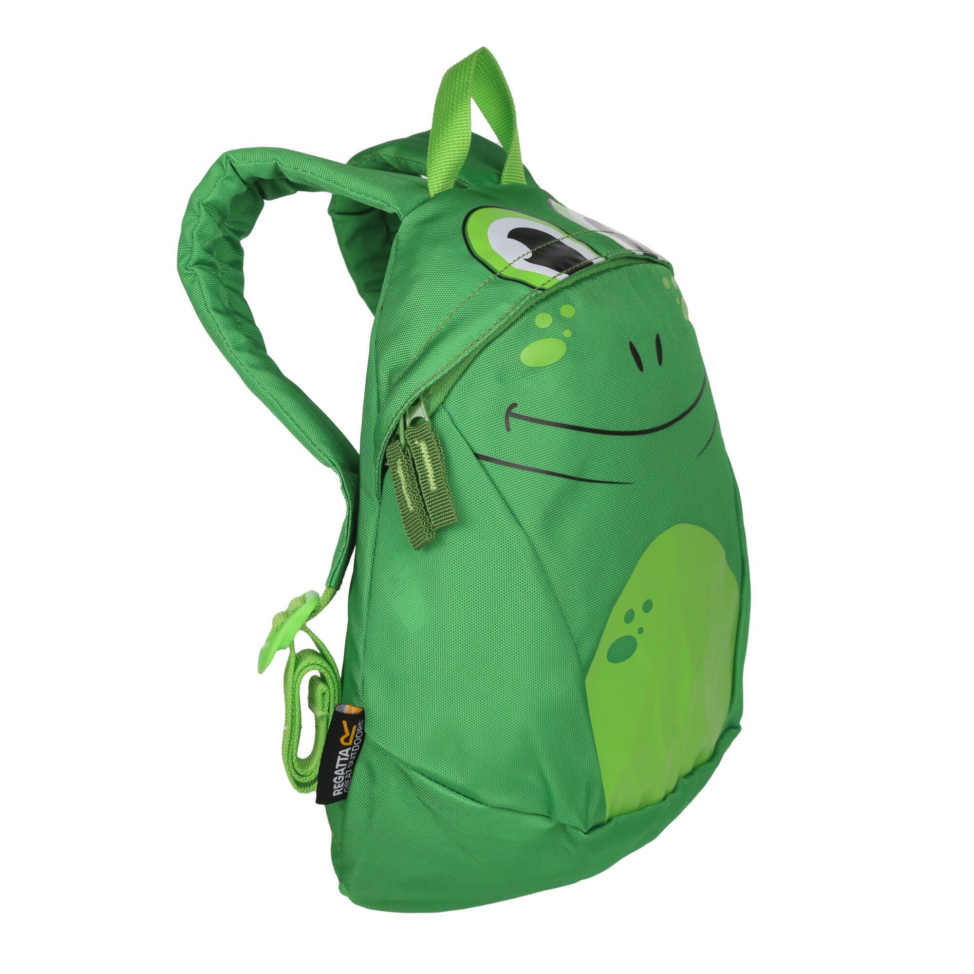 Childrens/Kids Roary Animal Frog Backpack (Green) 2/4