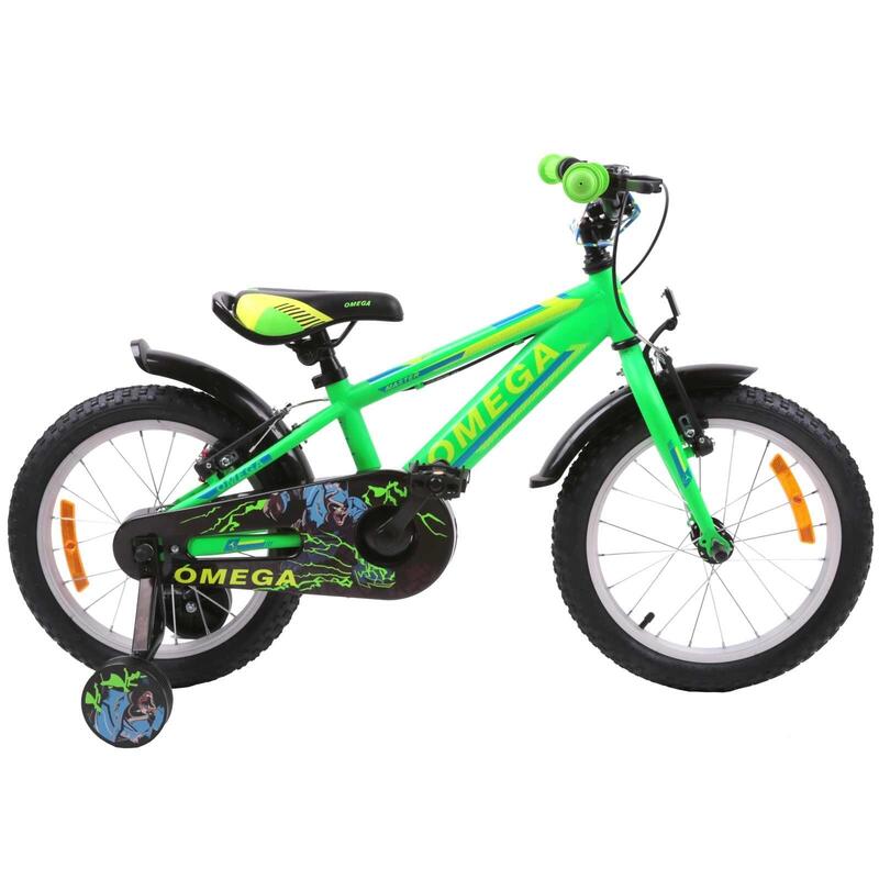 Gyermek kerékpár Omega Master 20" 2022, zöld