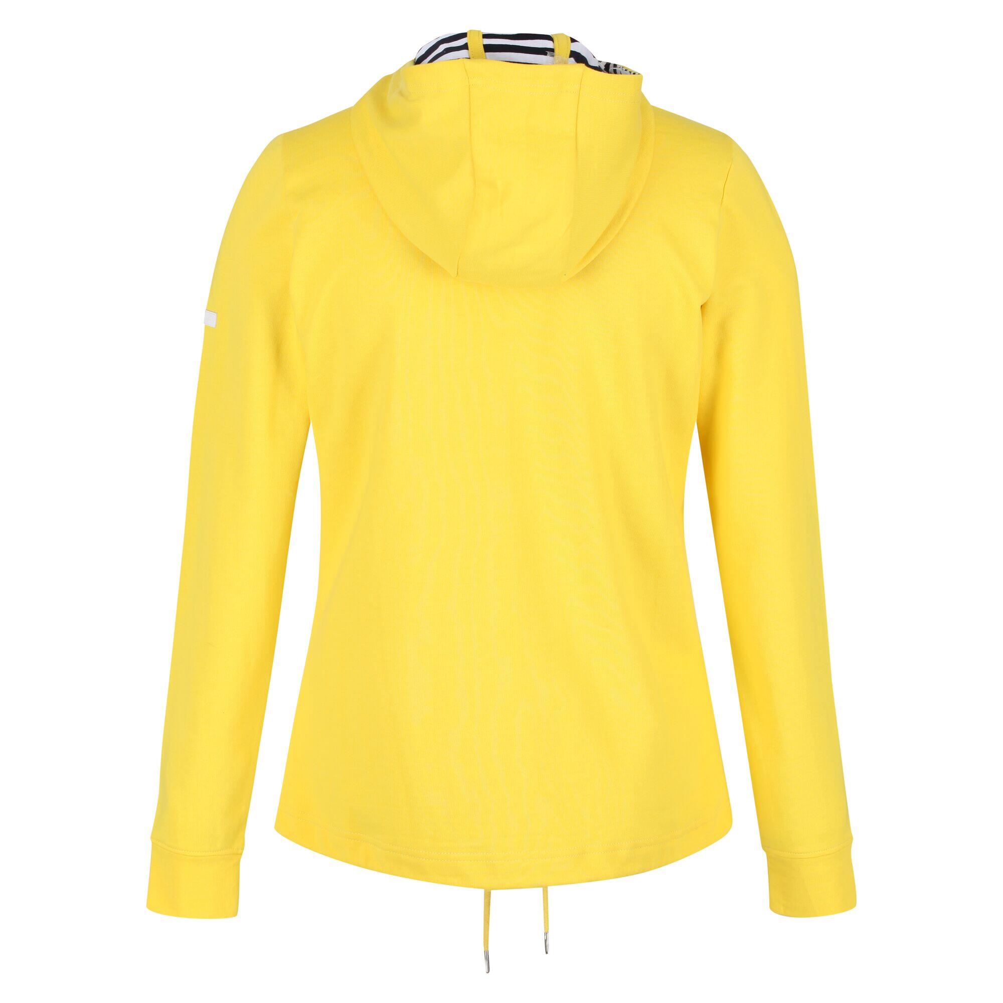 Womens/Ladies Bayarma Full Zip Hoodie (Maize Yellow) 2/5