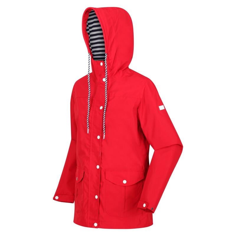 Bayarma Veste de marche en coton pour femme - Rouge vif