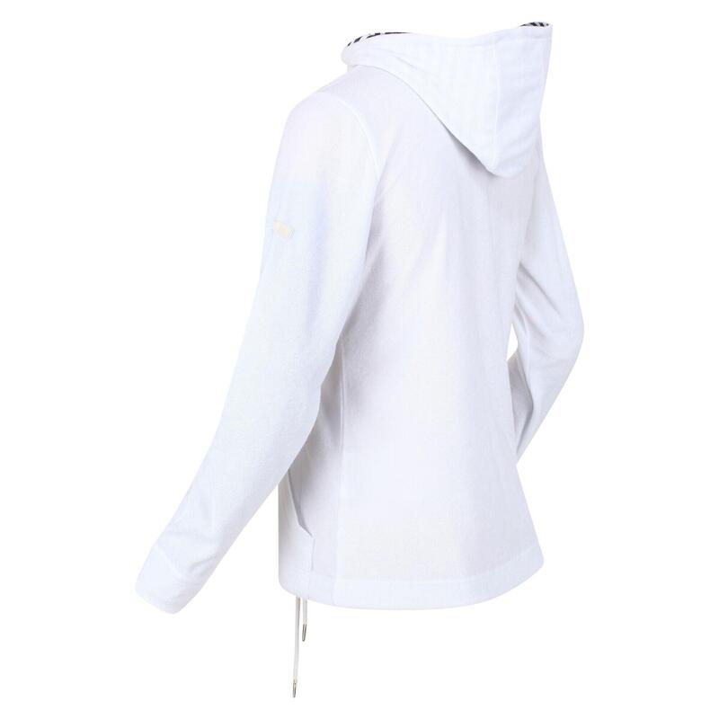 Dames Bayarma Full Zip Hoodie (Wit)