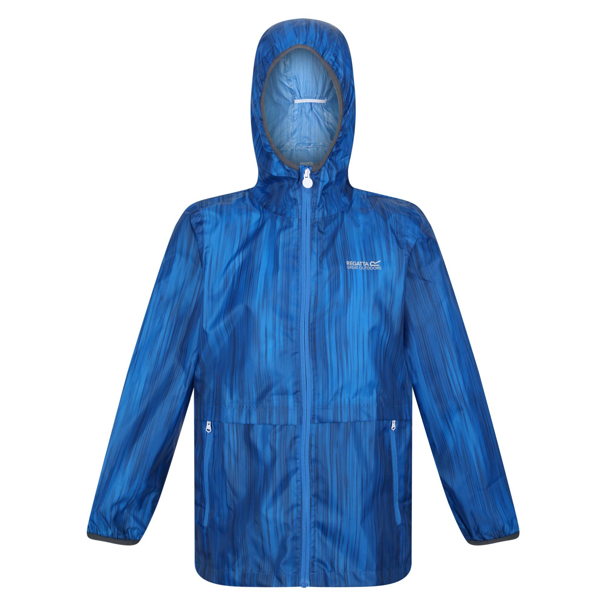 Childrens/Kids Bagley Gradient Packaway Waterproof Jacket (Imperial Blue) 1/5