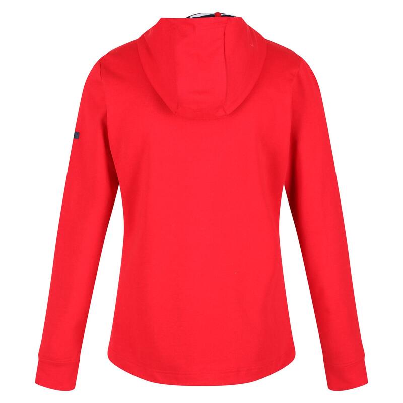 Dames Bayarma Full Zip Hoodie (Echt rood)