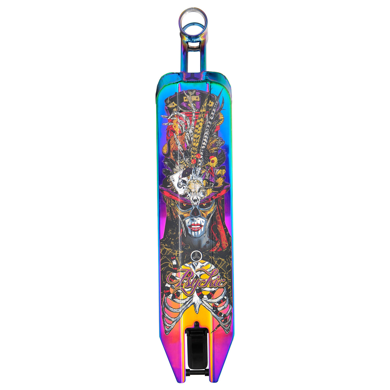 Psychic Deck 4.7" x 19.5" - Neo Chrome and Black 2/5