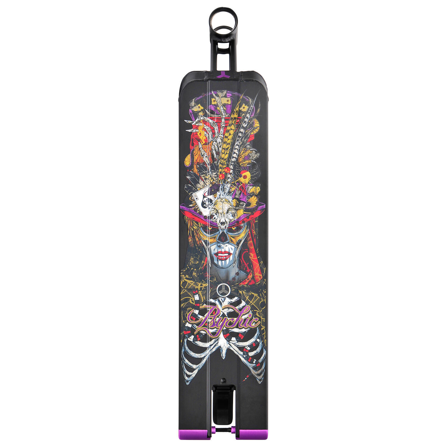 PsychicBoxed Deck 5.5" x 23" - Black and Purple 2/5