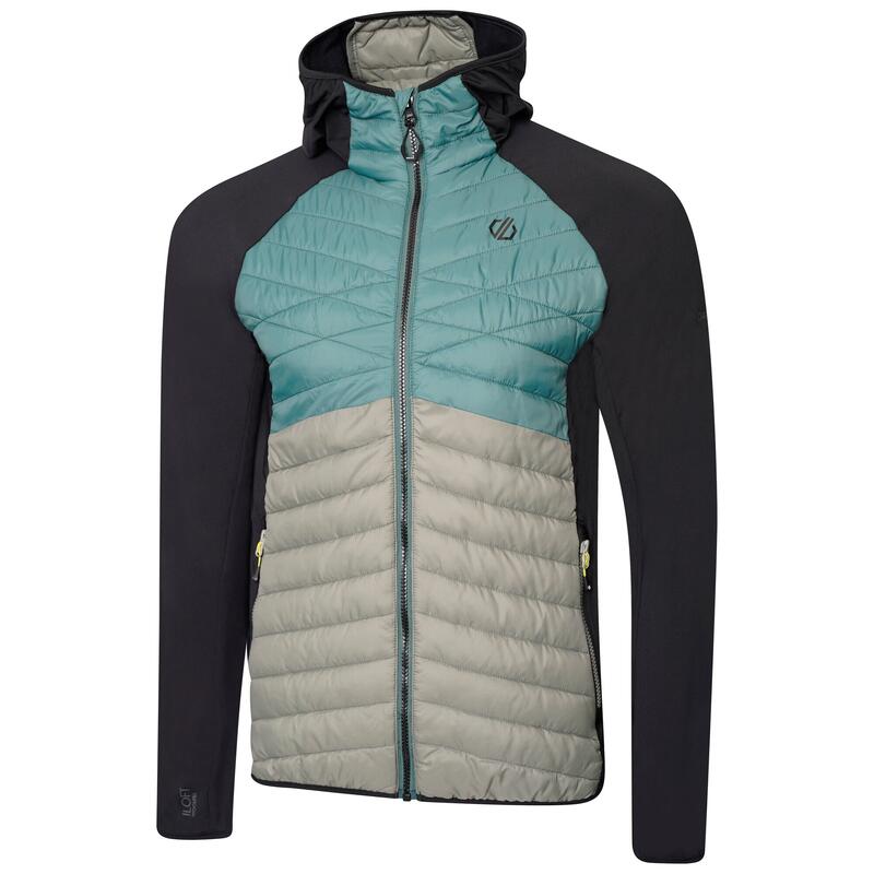 Chaqueta Mountaineer de Lana para Hombre Verde Helecho, Verde Ágave