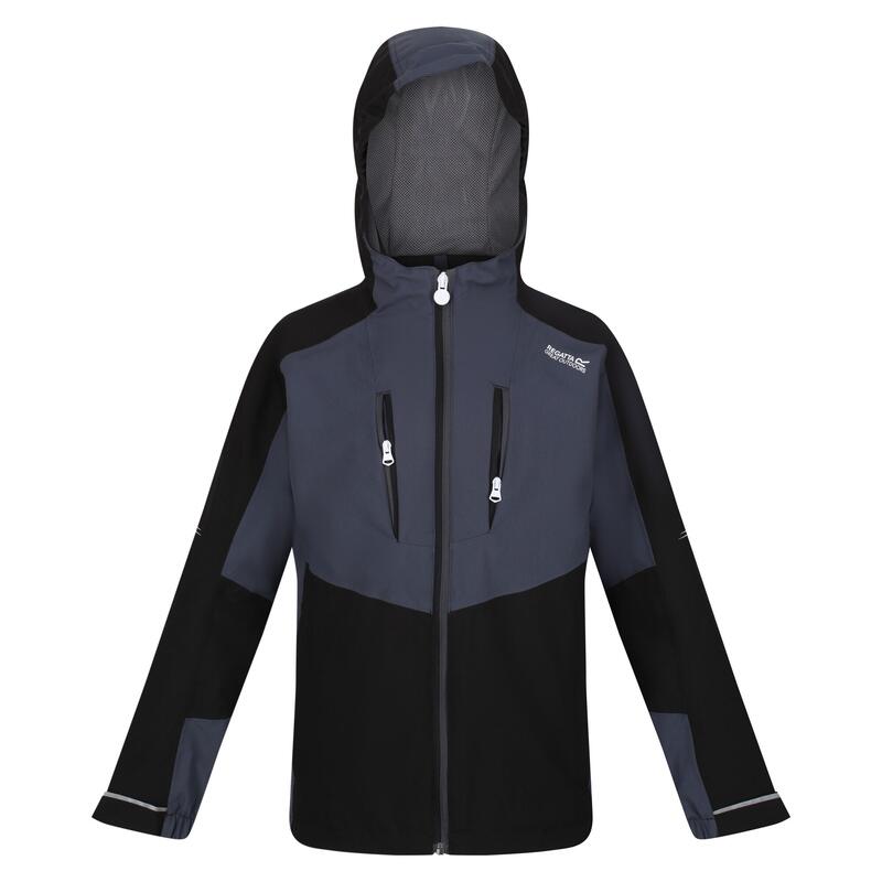 Veste imperméable HIGHTON Enfant (Noir / Gris sombre)