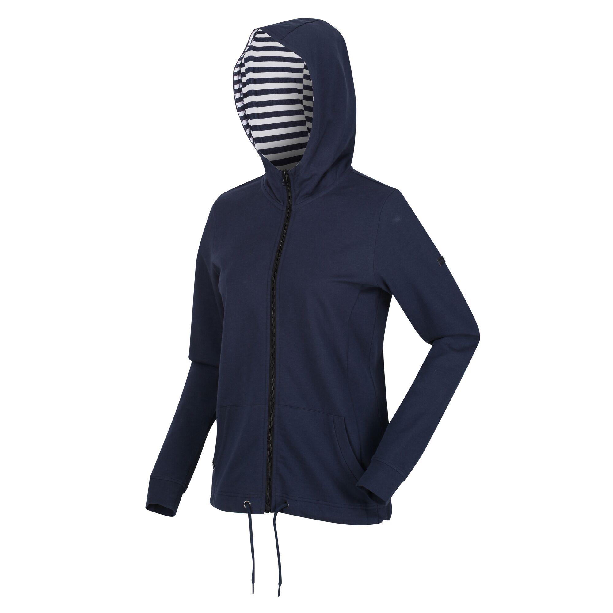 Bayarma Women's Walking Full Zip Hoodie - Navy 1/5