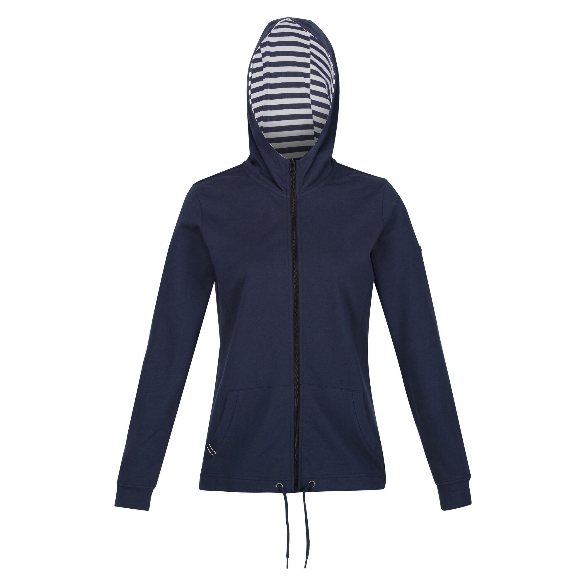 Bayarma Women's Walking Full Zip Hoodie - Navy 3/5