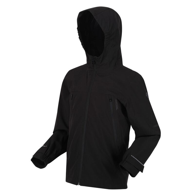 Pulton Veste de randonnée pour enfant - Noir