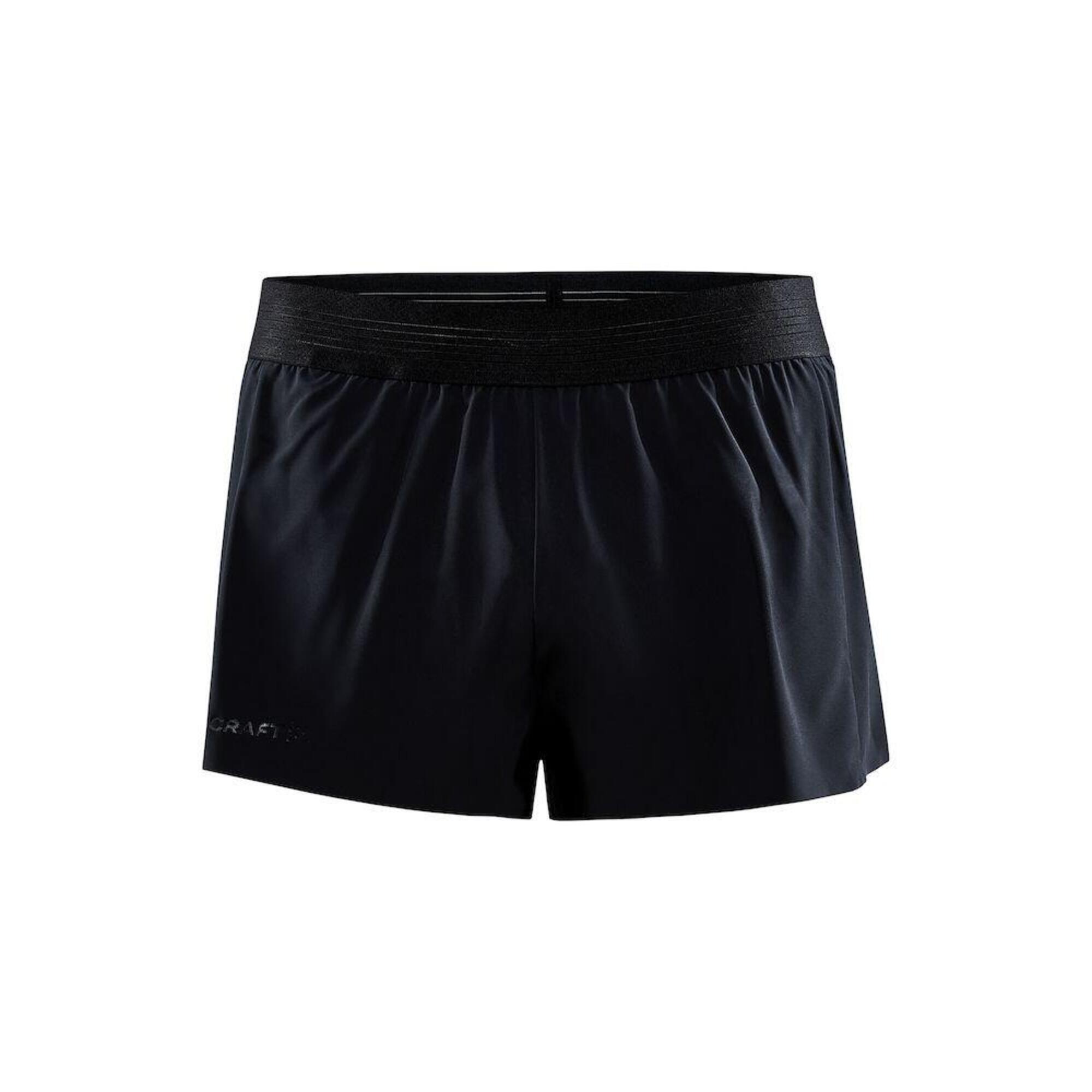 PRO HYPERVENT SPLIT SHORTS MEN BLACK 1/3