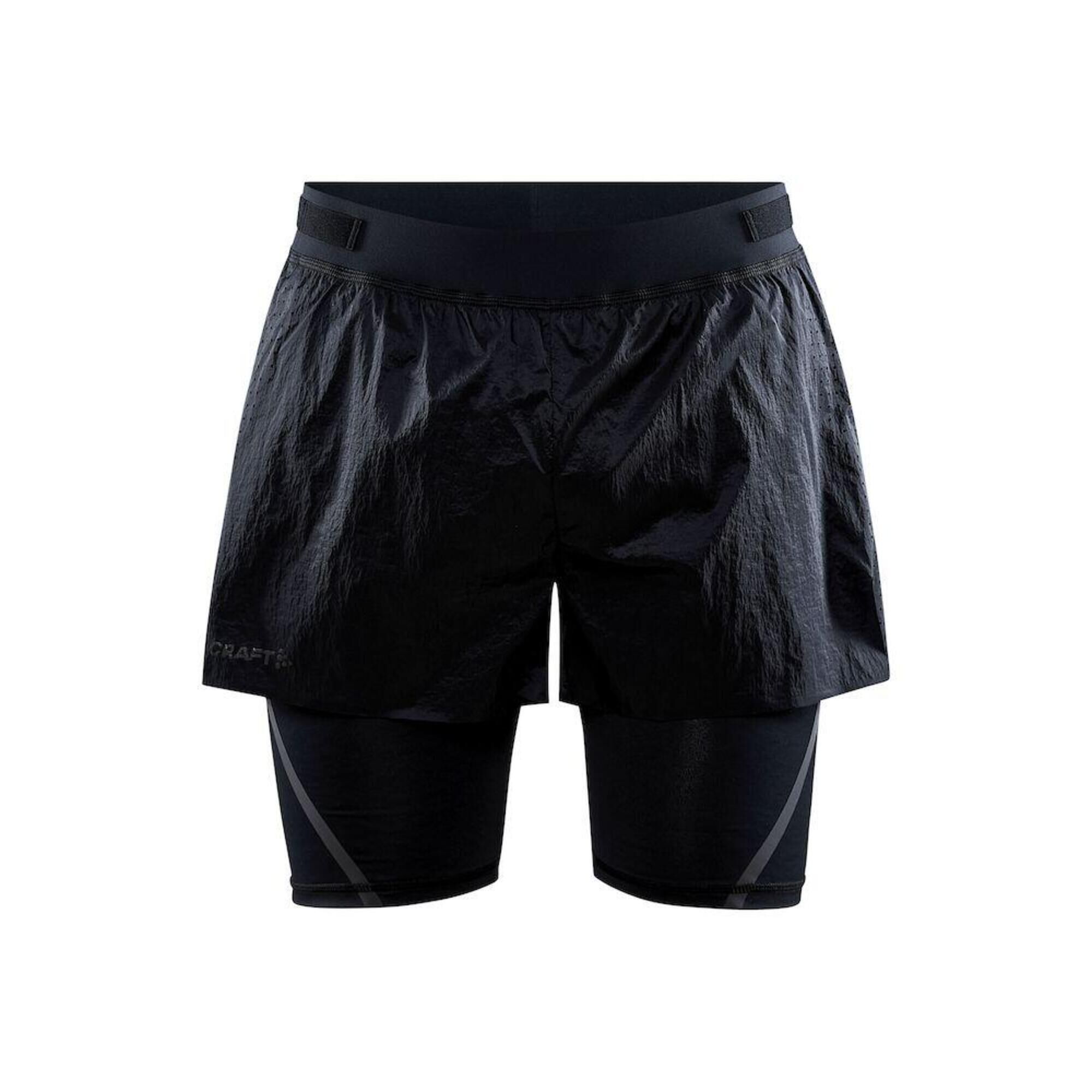 CRAFT CTM DISTANCE 2IN1 SHORTS MEN BLACK