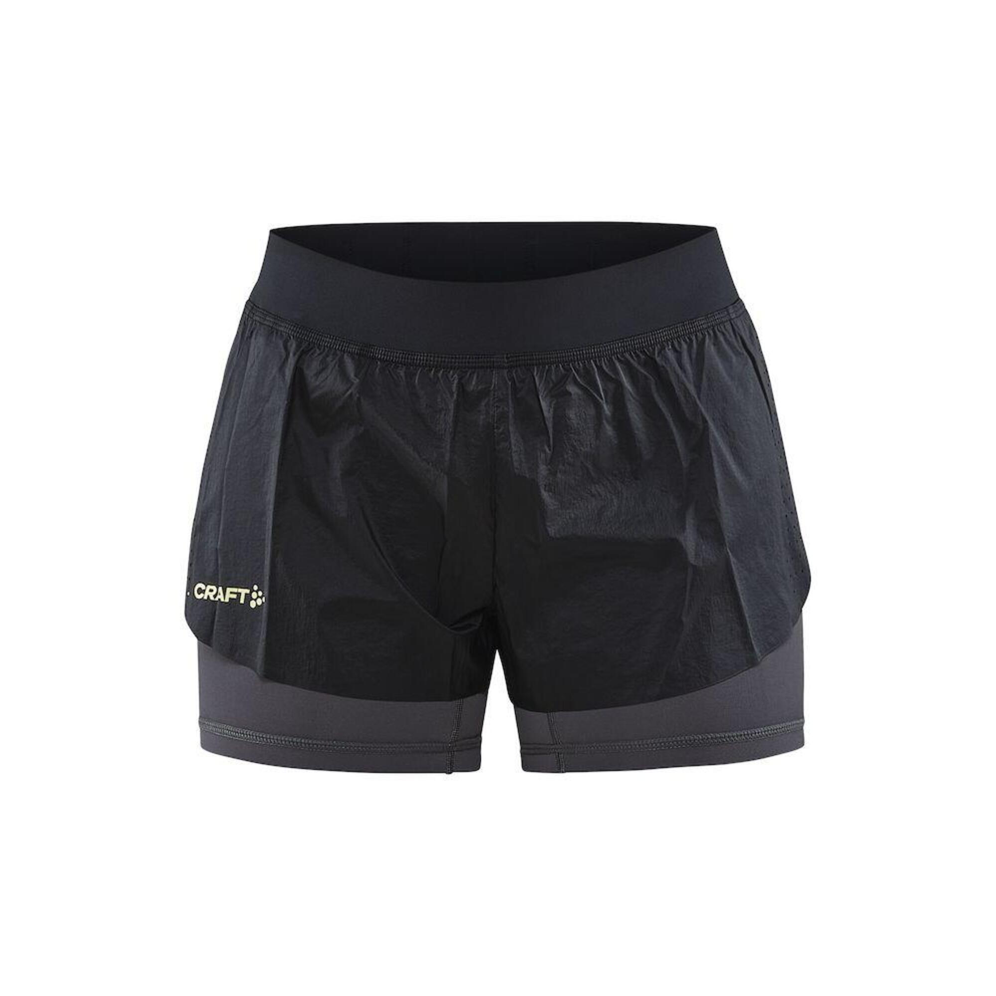 Ctm Distance 2in1 Shorts Women Black-granit - Sportaiger shop