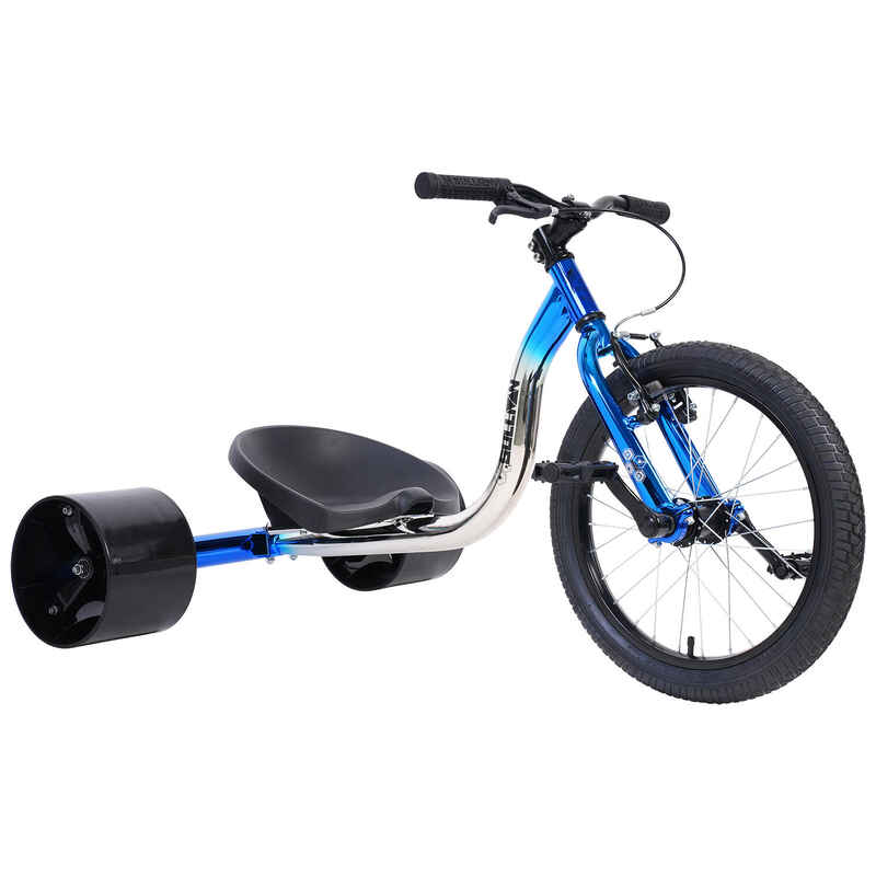 Big Wheel Drift Trike, 18" Rad, Elektro-Blue