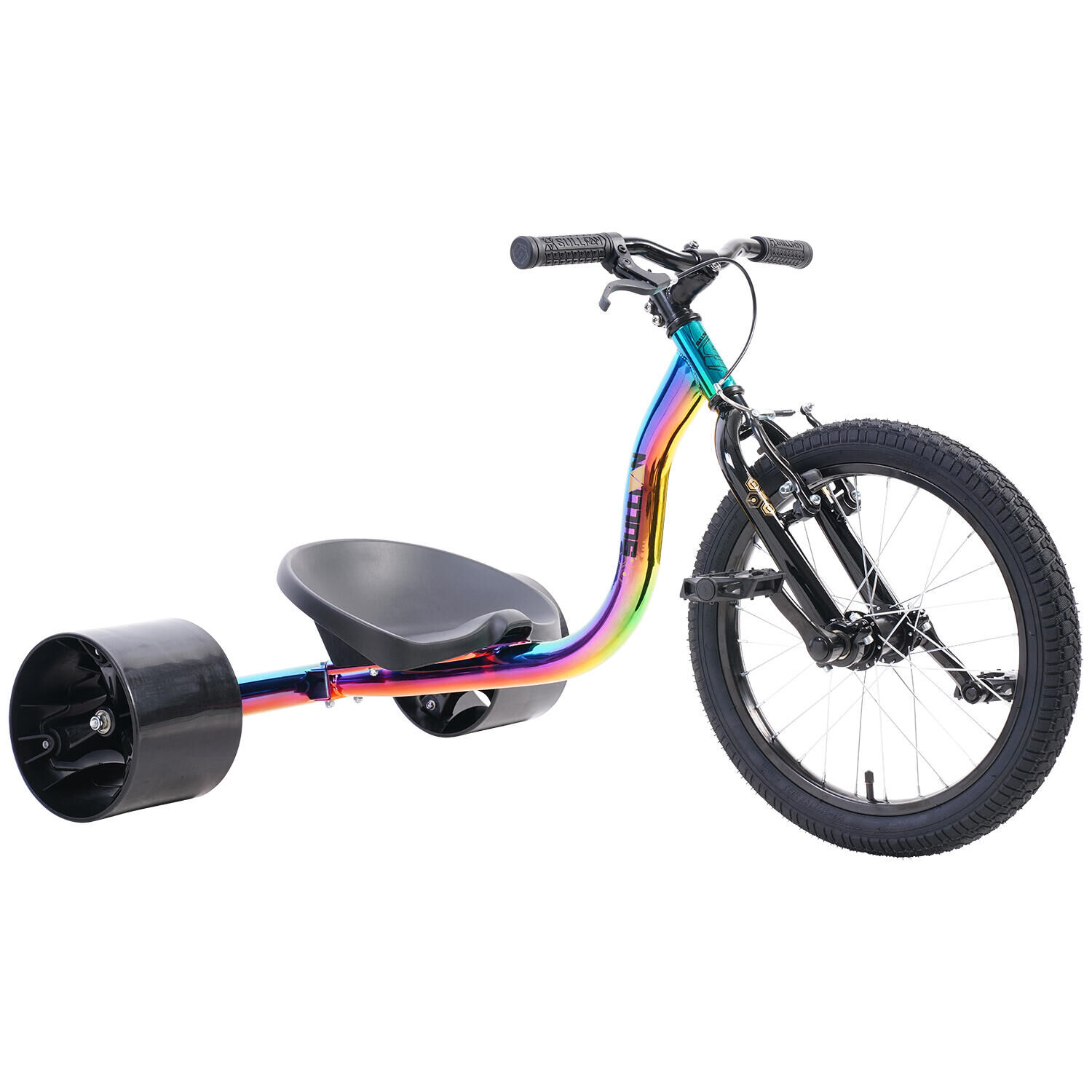 SULLIVAN Big Wheel Drift Trike, 18" Wheel, Neo Chrome