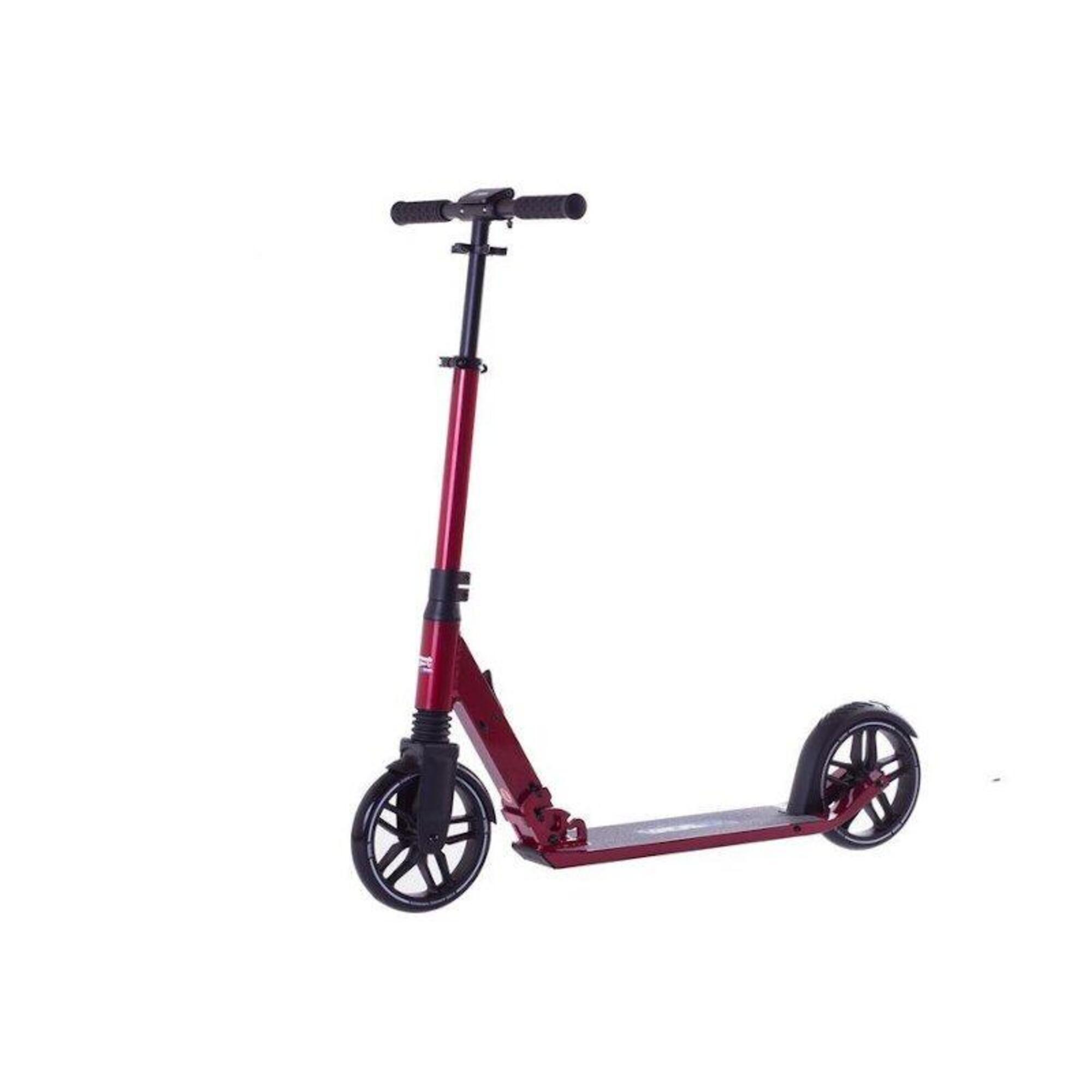 Hulajnoga miejska dla dorosłych Rideoo 200 City Scooter Red 200 mm