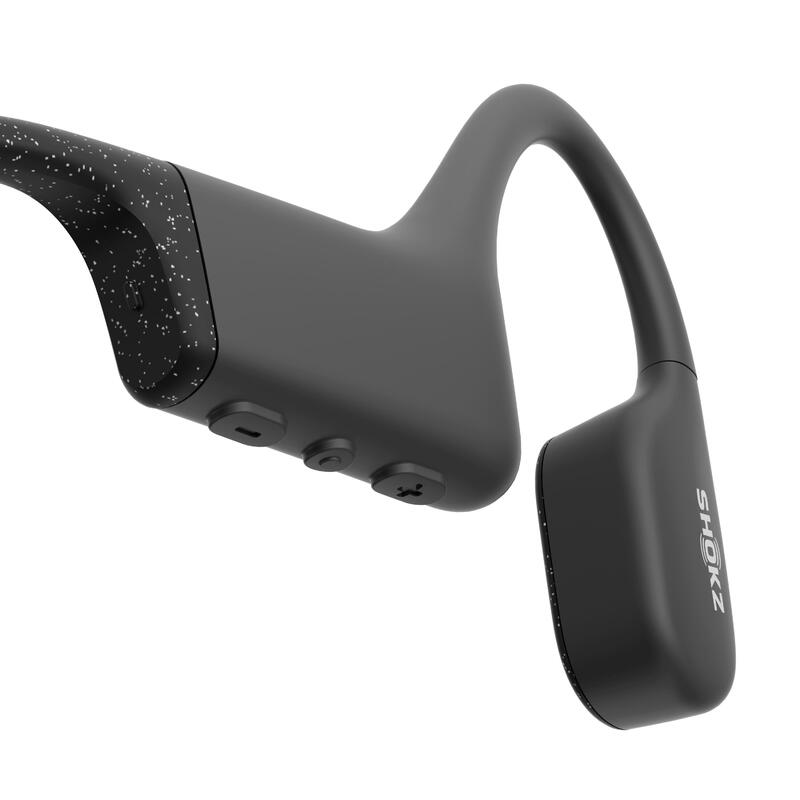 OpenSwim S700 Bone Conduction Open-Ear MP3 Swimming Headphones - Black