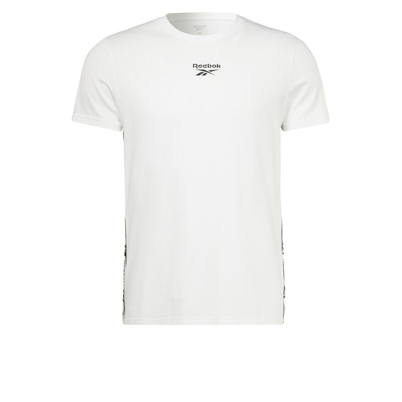 Camiseta de Manga Corta Hombre Reebok Tape Blanco