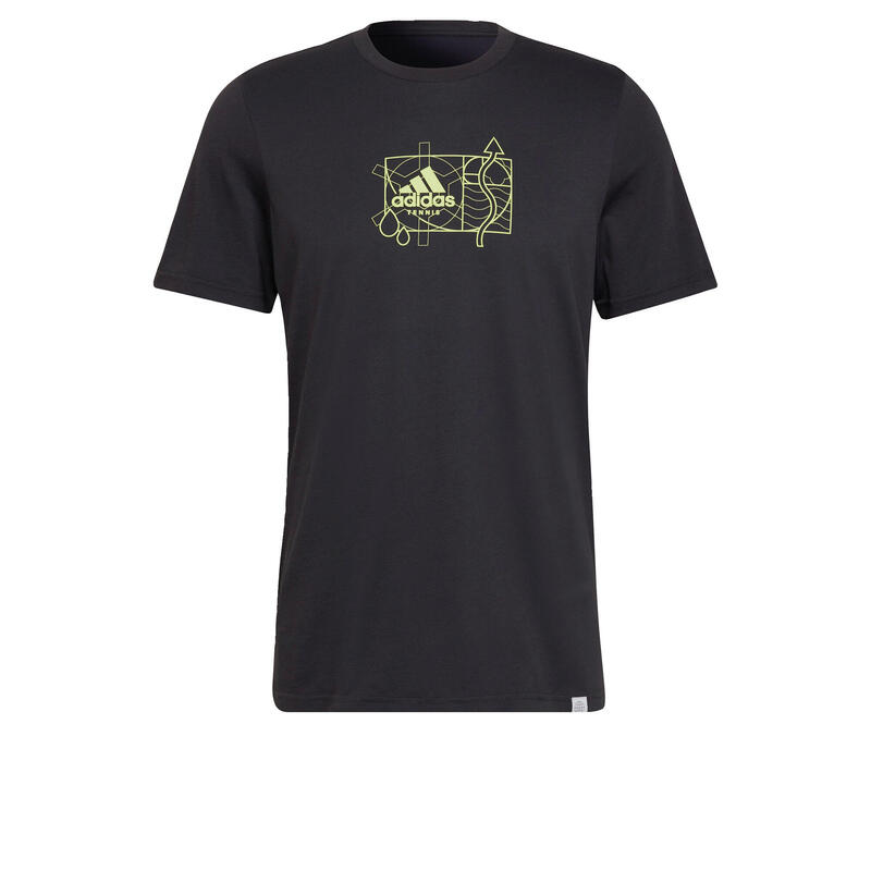 Camiseta Tennis Golden Cut Graphic