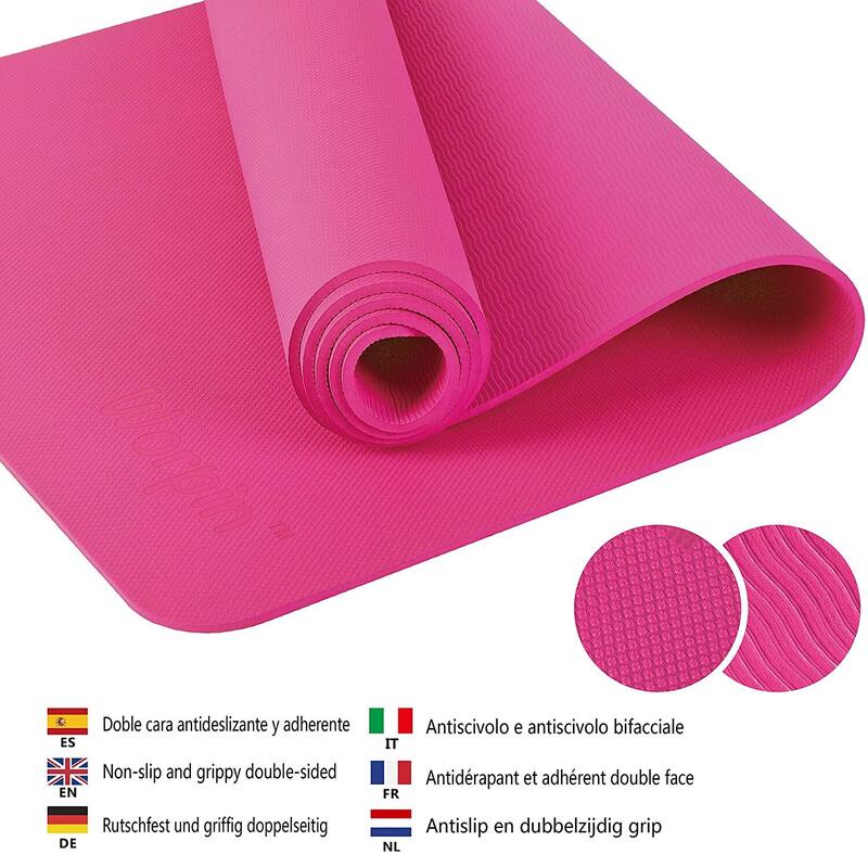 Yoga Mat / Esterilla de yoga 6mm Rosa