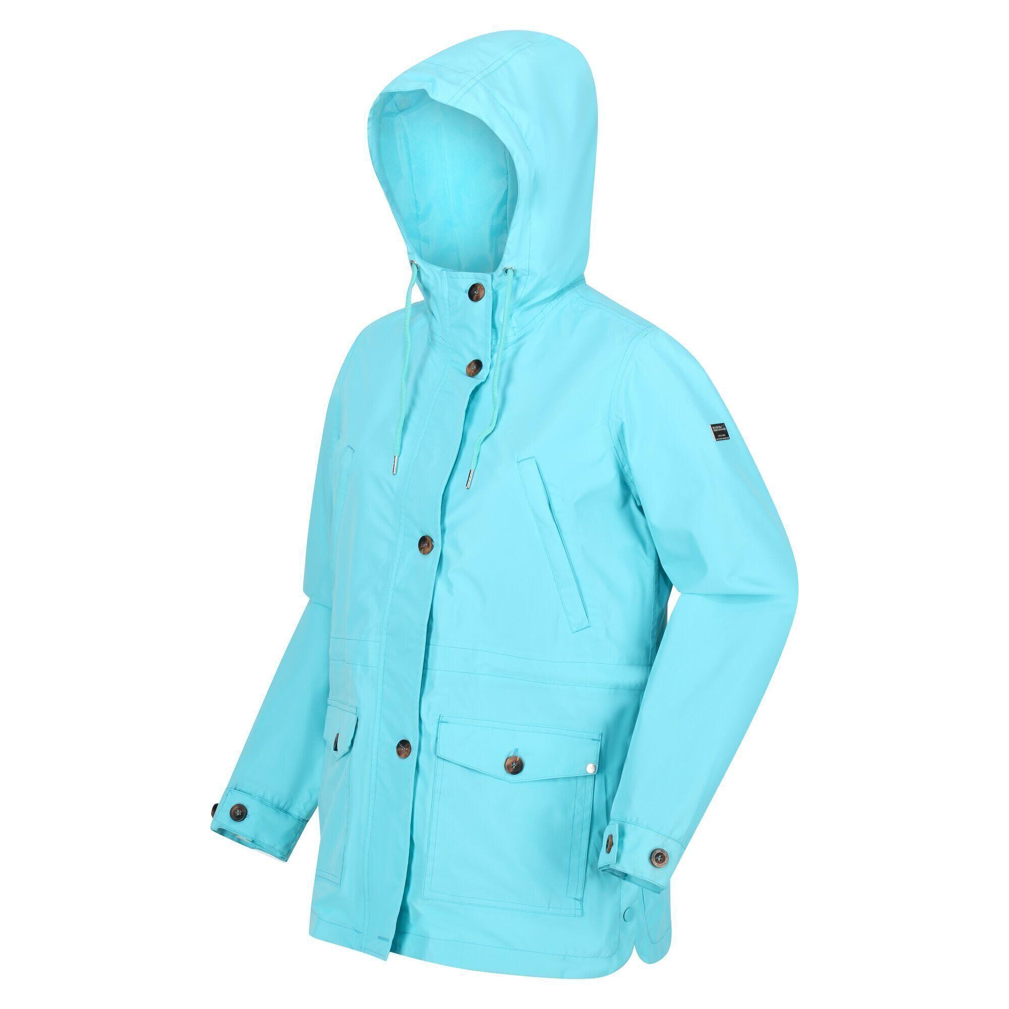 Womens/Ladies Nahla Waterproof Jacket (Seascape) 4/5