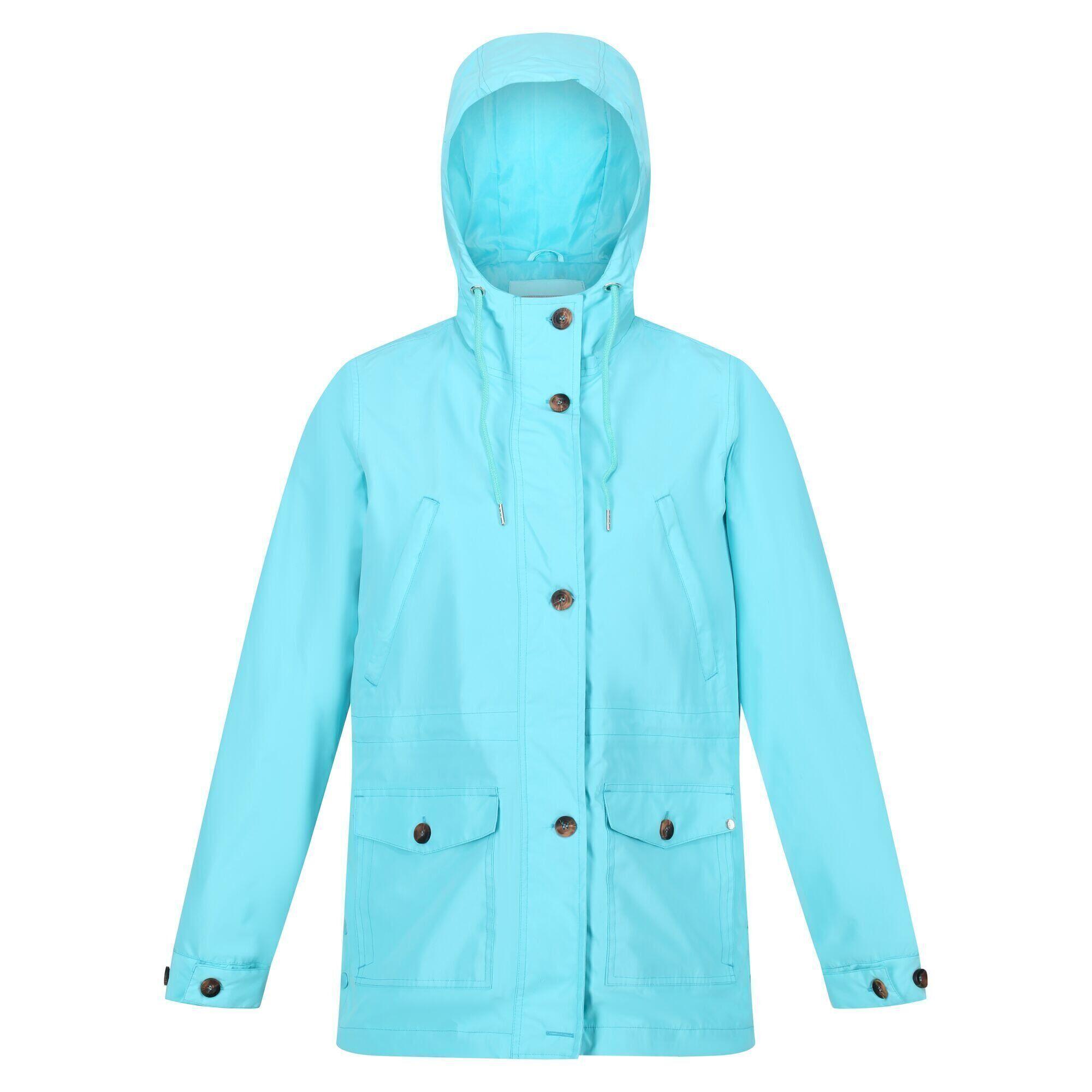 REGATTA Womens/Ladies Nahla Waterproof Jacket (Seascape)