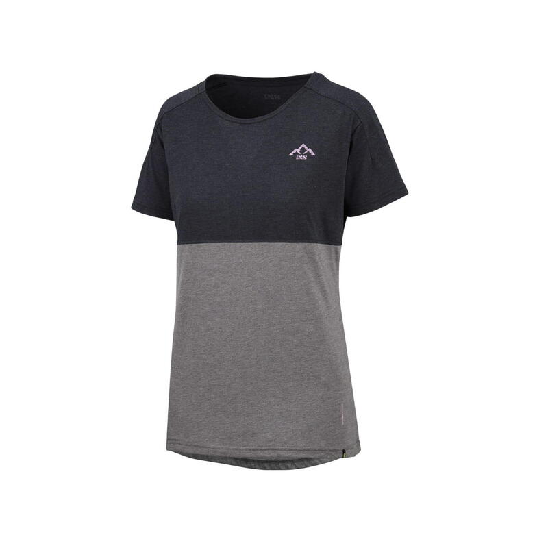 IXS Flow Girls Mountain Tech Tee manches courtes - noir/graphite