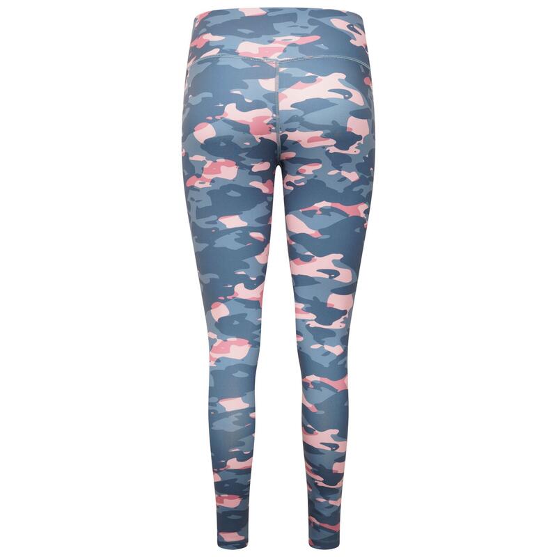 Dames Invloedrijke Camo Gerecycleerde Legging (Poederroze)