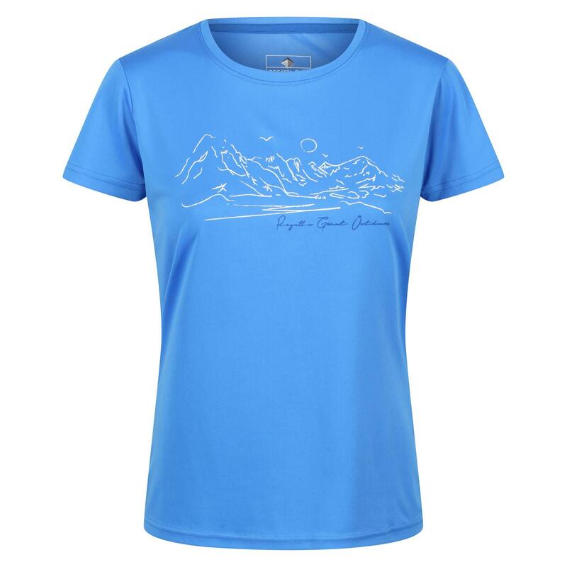 Camiseta Fingal VI Montaña para Mujer Azul Sonic