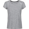 Camiseta Limonite V para Mujer Gris Ciberespacio