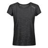 Camiseta Limonite V para Mujer Negro