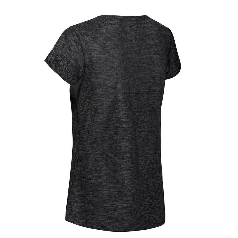 Camiseta Limonite V para Mujer Negro