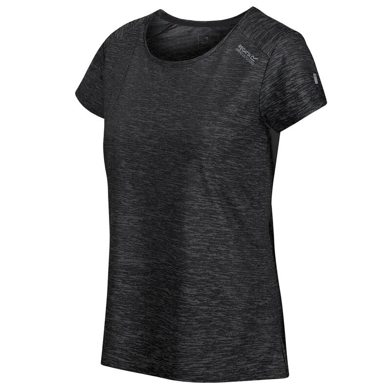 Camiseta Limonite V para Mujer Negro