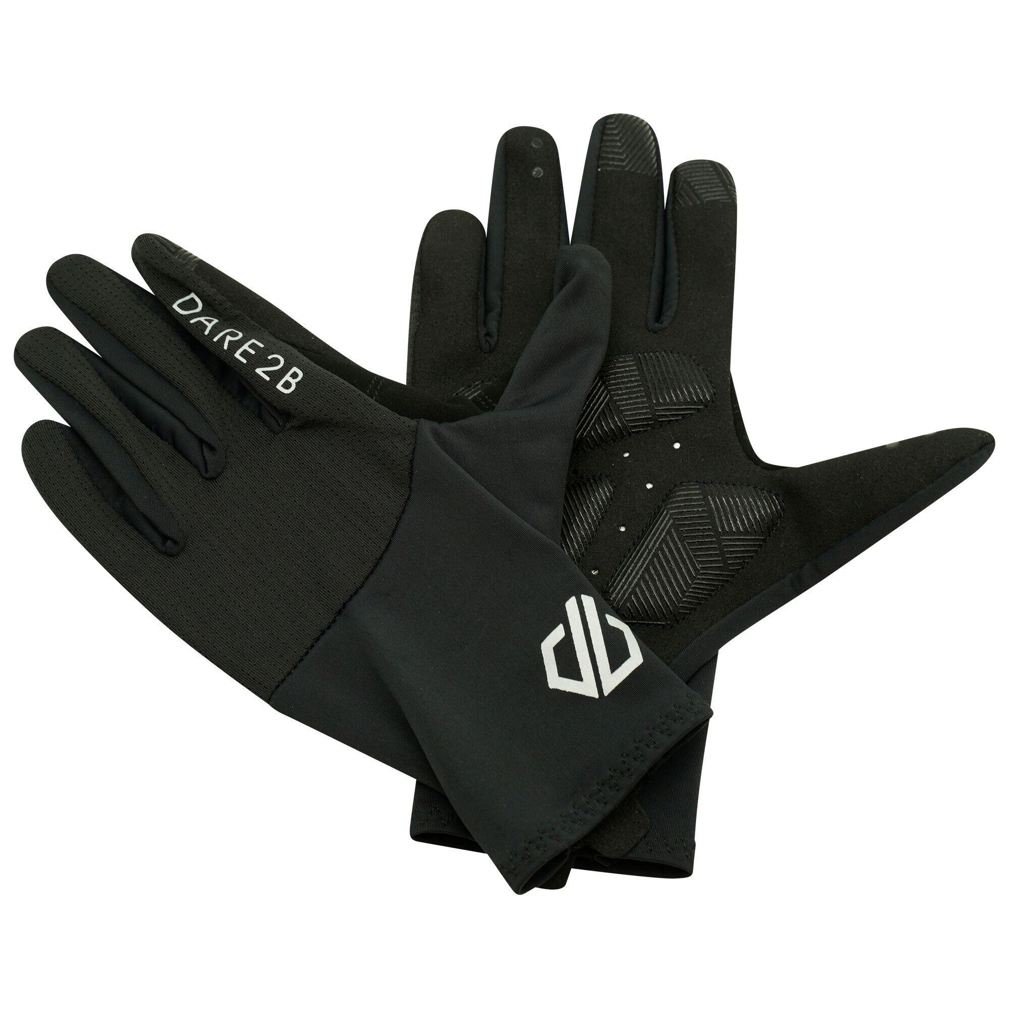 Mens Forcible II Cycling Gloves (Black) 2/4