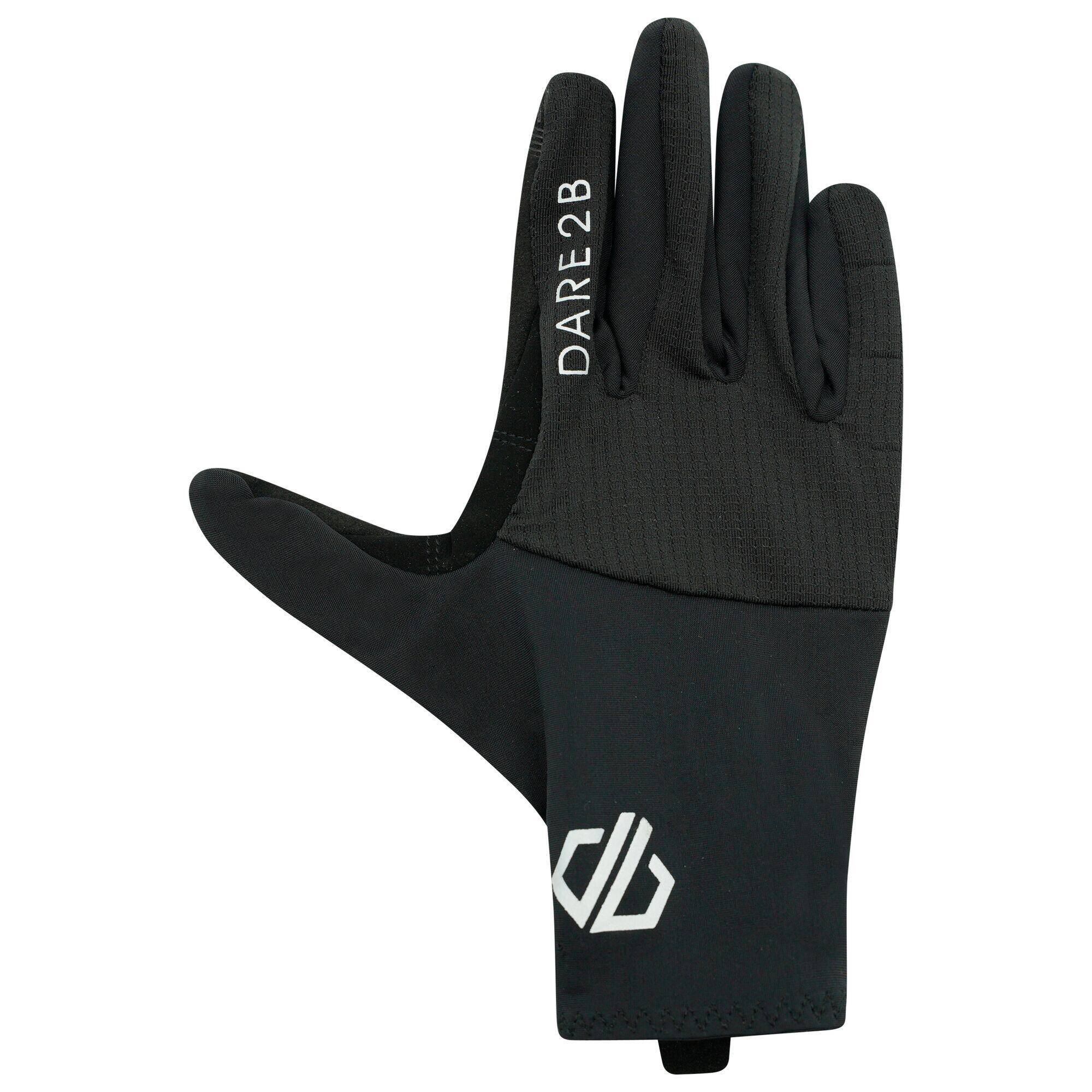 Mens Forcible II Cycling Gloves (Black) 1/4