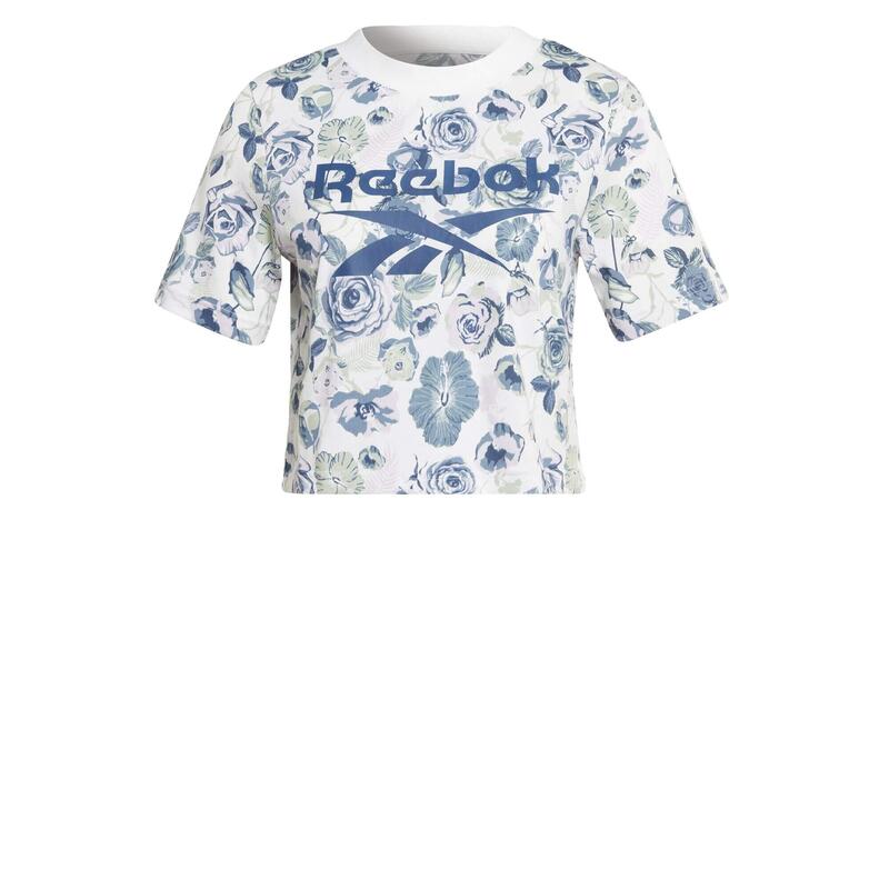 T-shirt crop Reebok Identity Floral